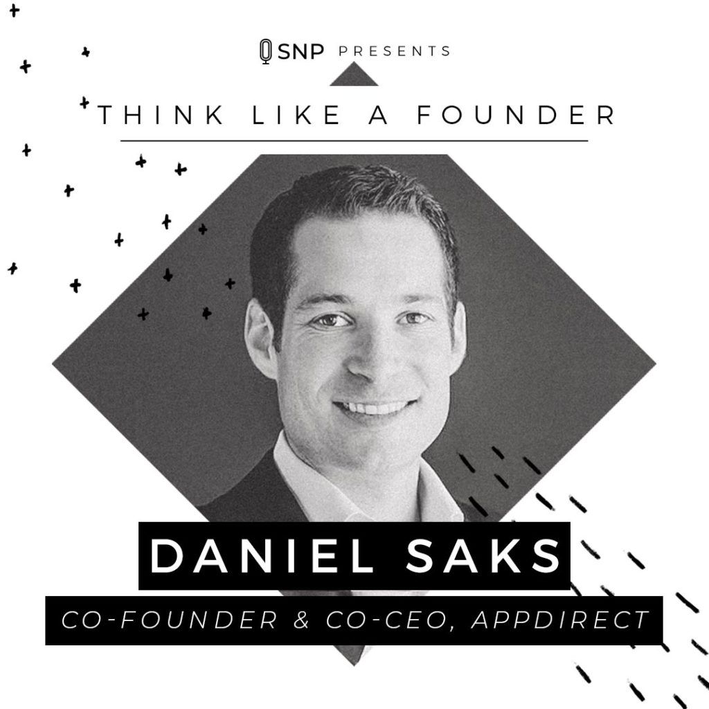 Podcast with Daniel Saks, Co-Founder and Co-CEO of AppDirect